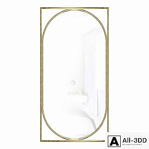 Mirror in metal frame Barton