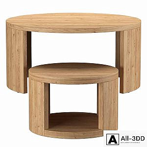 Folsom Round Nesting Coffee Tables