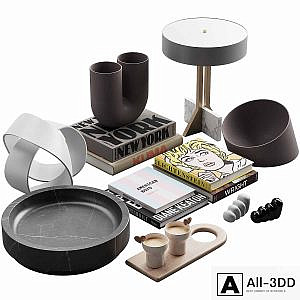 120 decorative set 033 american style neutral decor P02