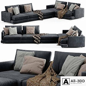 Flexform Long Island Sofa Set 01