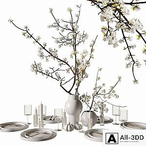 table setting modern style