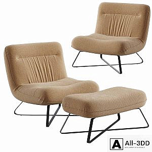 Linen armchair, Helma