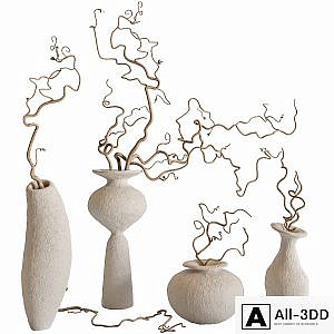 Branches and vases set