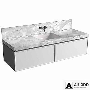 Bathroom Cabinets with washbasins in modern style. Bathroom furniture.Bathroom Sink Cabinets