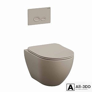 Creavit Free Toilet with Drop Button