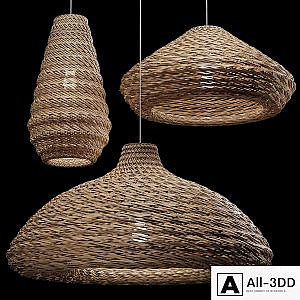 Rattan Pendant Light 11