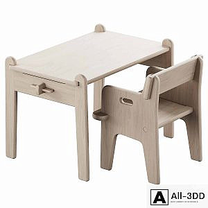 353 CH410 Peter's chair and CH411 Peter's table by Carl Hansen & Son