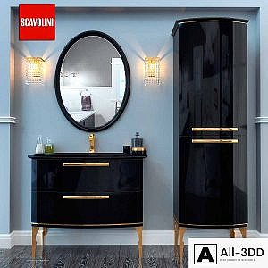 Bathroom Furniture Scavolini Black House