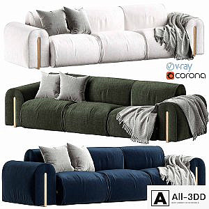 COLLE 3 seater Sofa by Natuzzi Italia