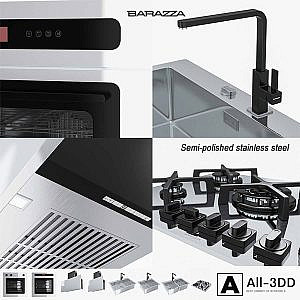 BARAZZA COLLECTIONS UNIQUE (Semi-polished stainless steel)