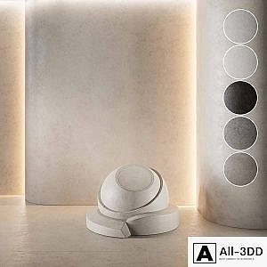 decorative plaster | Concrete set (seamless) | 35