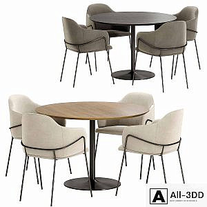 carver dining chair with Anderson table