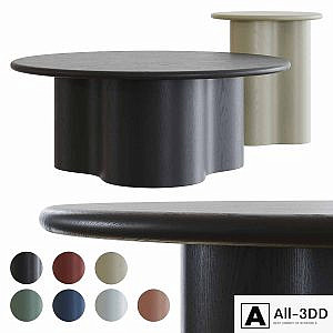 Artie Wave Coffee Table by Globewest