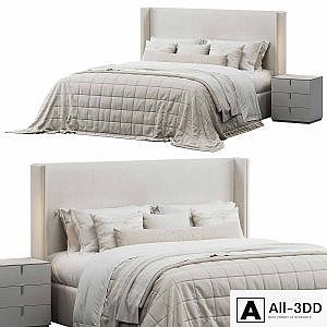Winged Bed by Lorinzer Living