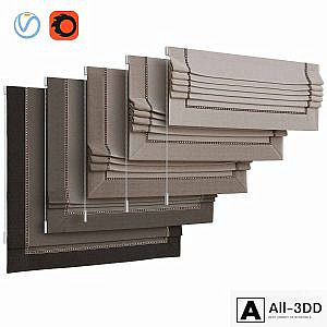 Set of Roman blinds 17