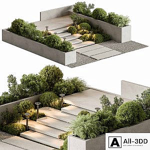 Landscape Furniture stairs - Set 100