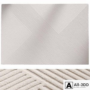 Wool Rug Yanis Ivory 3, Benuta