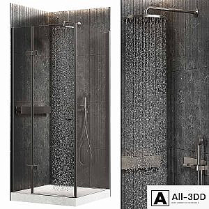 Corner shower