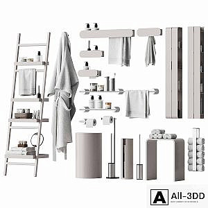 Set of bathroom accessories and decor 3