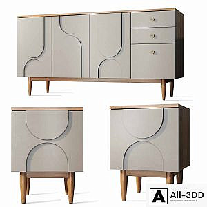 Chest of drawers sideboard bedside table Arka Etagerca Shelf