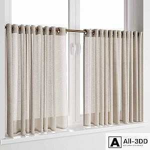 Curtain 54/ Short curtains on rings