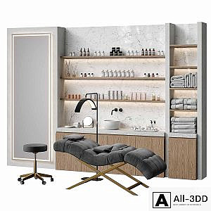 Beauty salon with couch and accessories Figuratti P03
