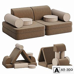 Children's Play Sofa Transformer Settee by Wigiwama