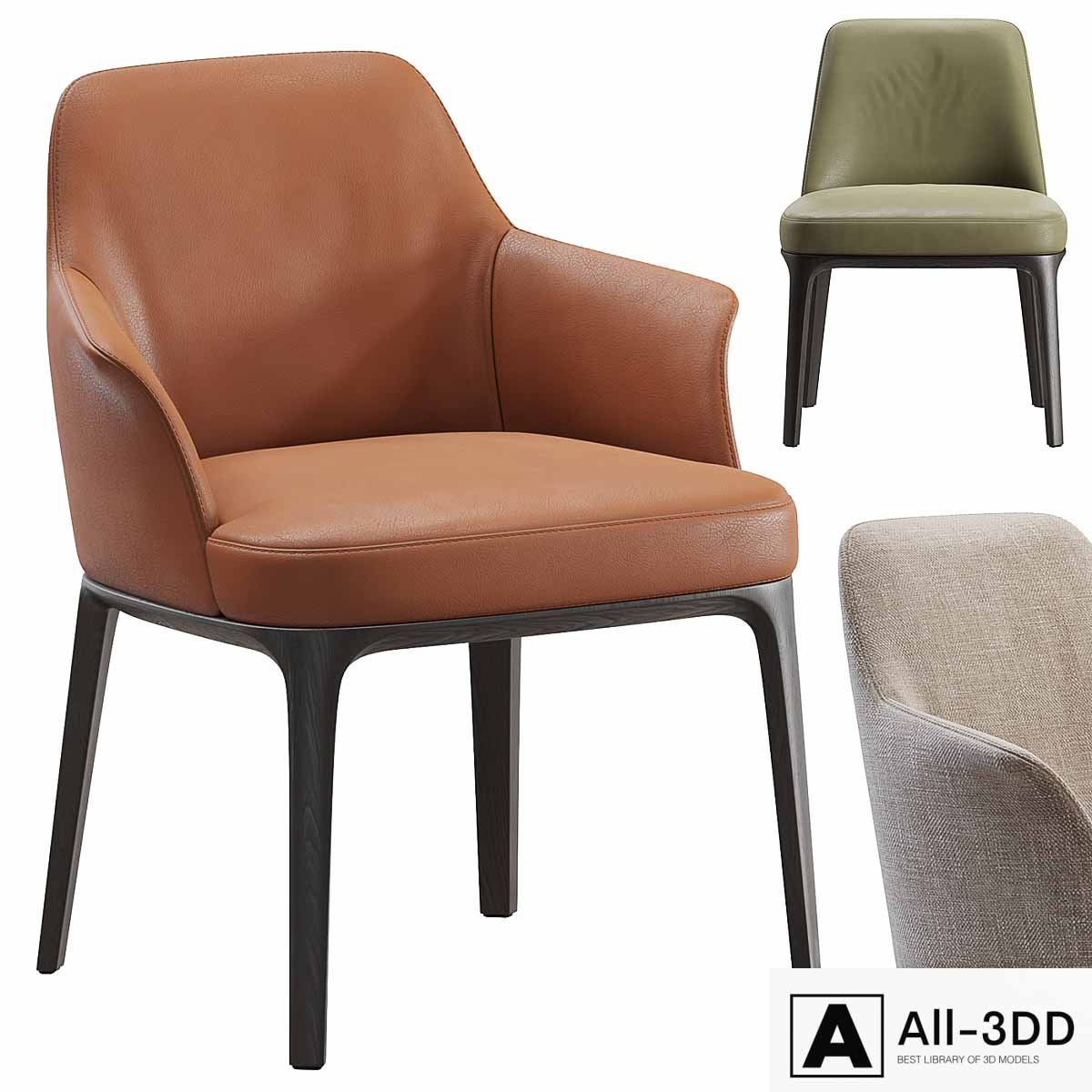 SOPHIE CHAIR BY POLIFORM modern interior 3D model SOPHIE CHAIR BY POLIFORM