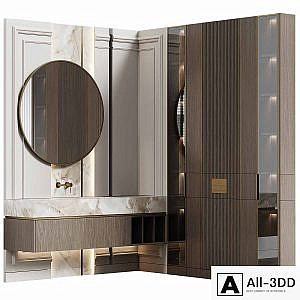 Bathroom furniture 28 in neoclassical style