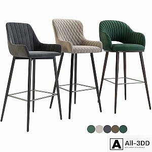 Bar chair, semi-bar Hamburg, Mint, Dylan
