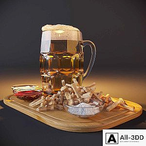 Beer with croutons
