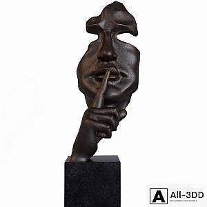 Sculpture Bronze Mask
