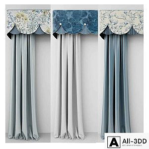 Set of Curtains Designers Guild with Lambrequin
