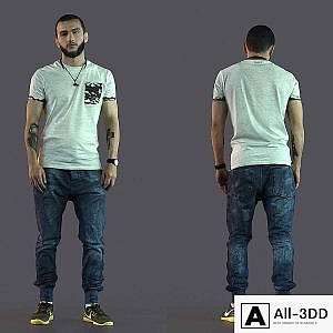 3d scan man