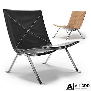 Armchair Fritz Hansen PK22 chair