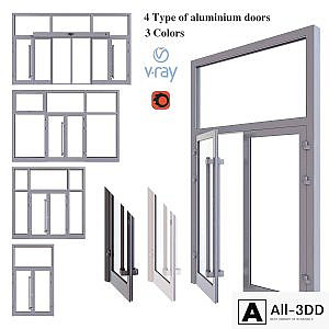 Aluminum door