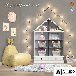 Toys and furniture set 21