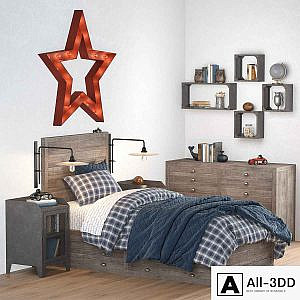 WELLER STORAGE BED, Restoration Hardware