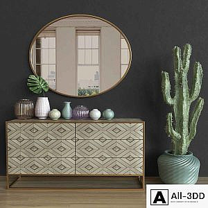 Modern decor set 03