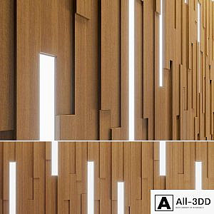 Wall Wooden Stripes