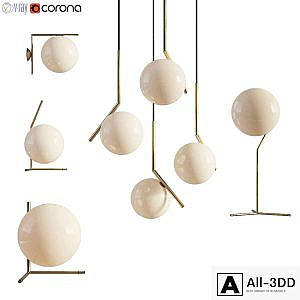 Flos IC Lights set of 5 Lights
