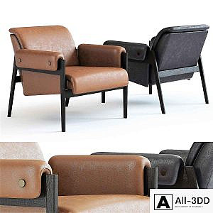 West Elm Stanton Leather Chair