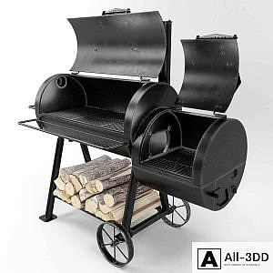 Oklahoma Joes Highland Smoker Reverse