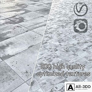 Concrete tile (semi-dry)