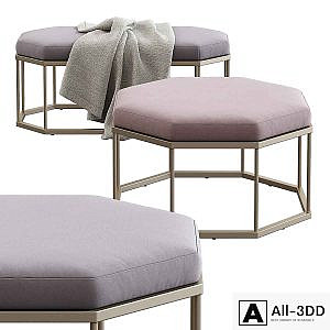 West Elm / Roar + Rabbit ™ Geo Ottoman