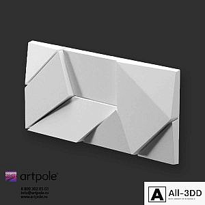 OM Gypsum 3D panel Elementary ORIGAMI by Artpole