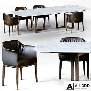 Bolero Dining Table + Archibald Chair