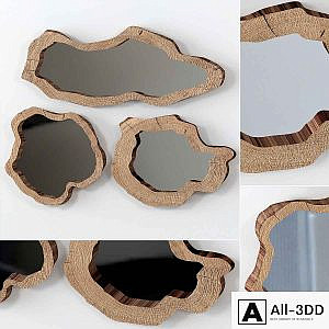 Collection of slab mirrors.