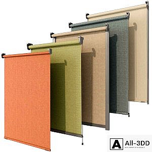 Roller blinds set