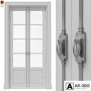 Classic doors with cremones